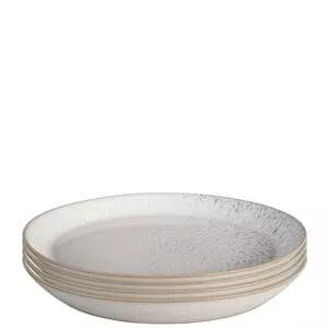Denby Kiln Set of 4 Medium Coupe Plates